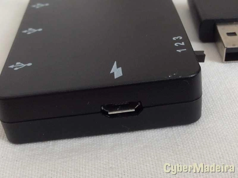 Cabo Hub Otg micro usb com 4 portas USB
