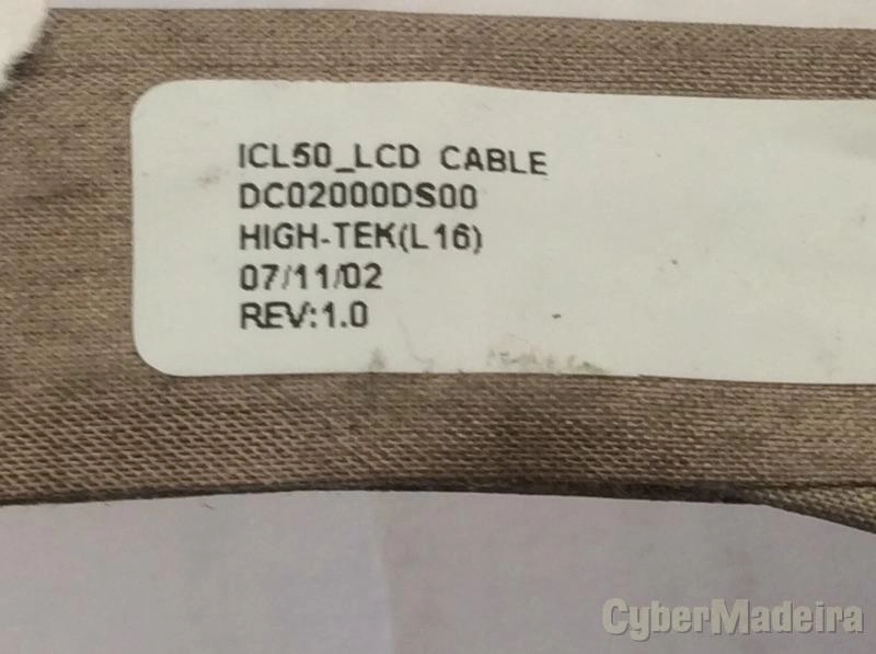 Cabo de vídeo ICL50_LCD cable DC02000DS00 para portátil