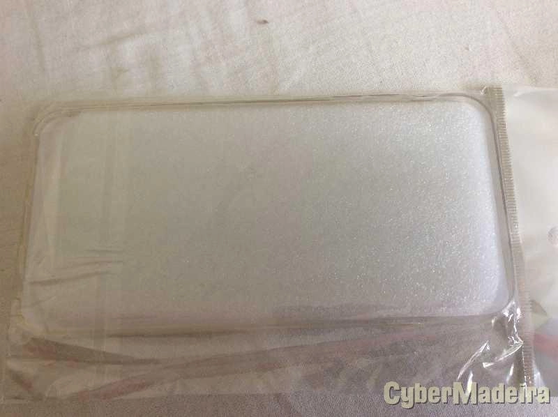 Capa silicone transparente para iPhone 7 Plus e 8 Plus