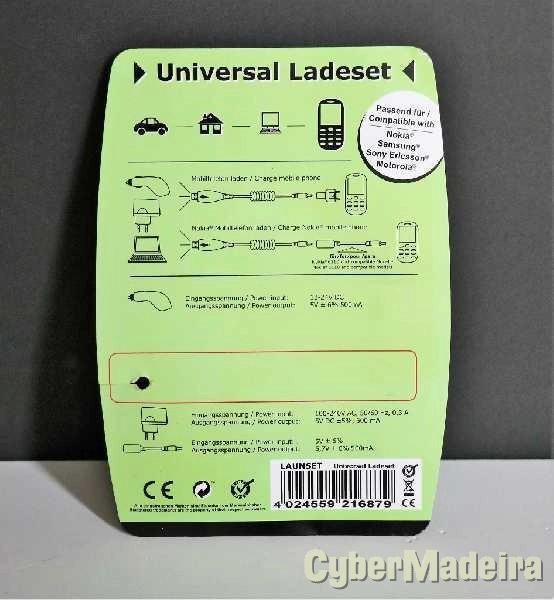Carregador Universal e 15 cabos de ligação diversos