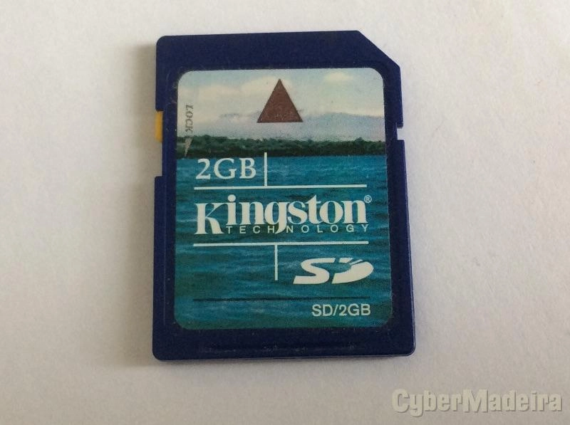 Cartão de memória SD Kingston 2GB