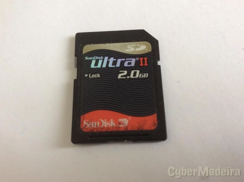 Cartão de memória SD Sandisk Ultra II de 2GB