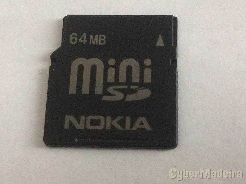 Cartão de memória Nokia Mini SD 64MB
