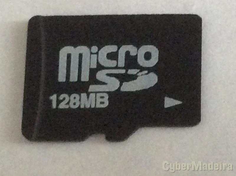 Cartão de memória Micro SD 128MB