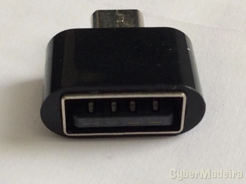 Adaptador OTG micro usb macho para ficha A femea