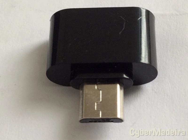 Adaptador OTG micro usb macho para ficha A femea