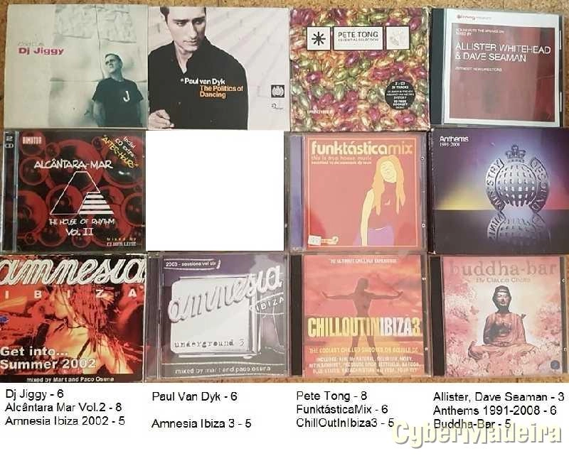 Cd's Album's '' Compilações '' Singles - Dance,House,Techno,Trance,Etc
