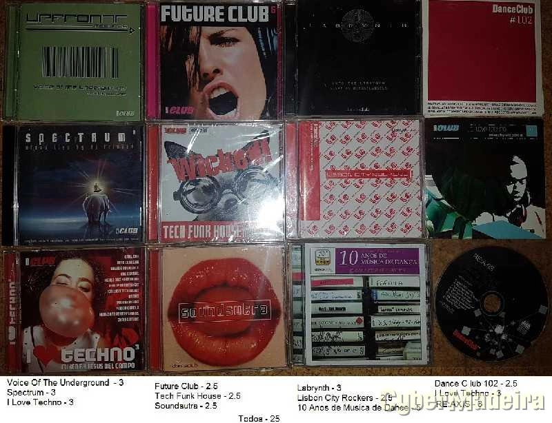 Cd's Album's '' Compilações '' Singles - Dance,House,Techno,Trance,Etc