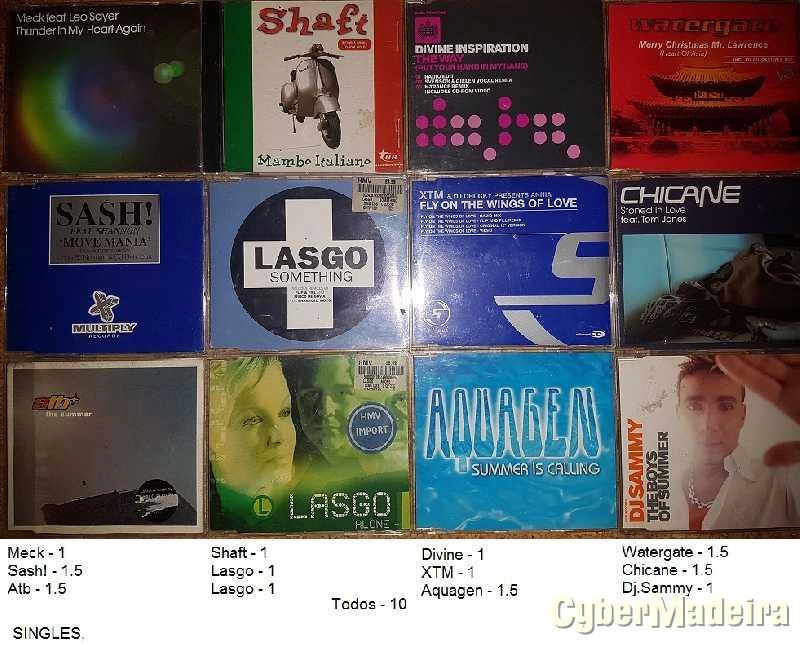 Cd's Album's '' Compilações '' Singles - Dance,House,Techno,Trance,Etc