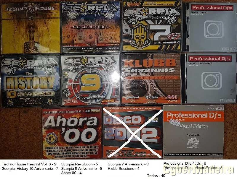 Cd's Album's '' Compilações '' Singles - Dance,House,Techno,Trance,Etc