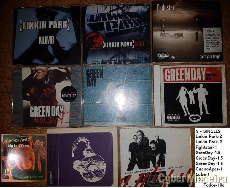 Cds - Albums'Vários'Singles : Pop,Rock,Dance,House,Techno,80's,90