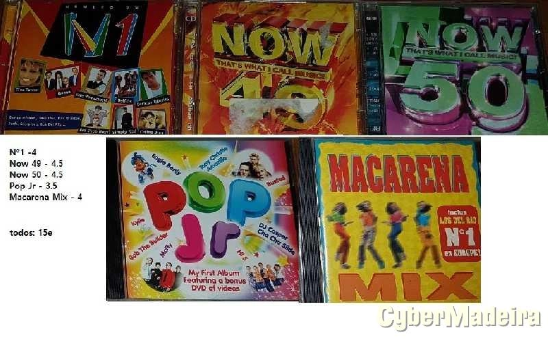Cds - Albums'Vários'Singles : Pop,Rock,Dance,House,Techno,80's,90
