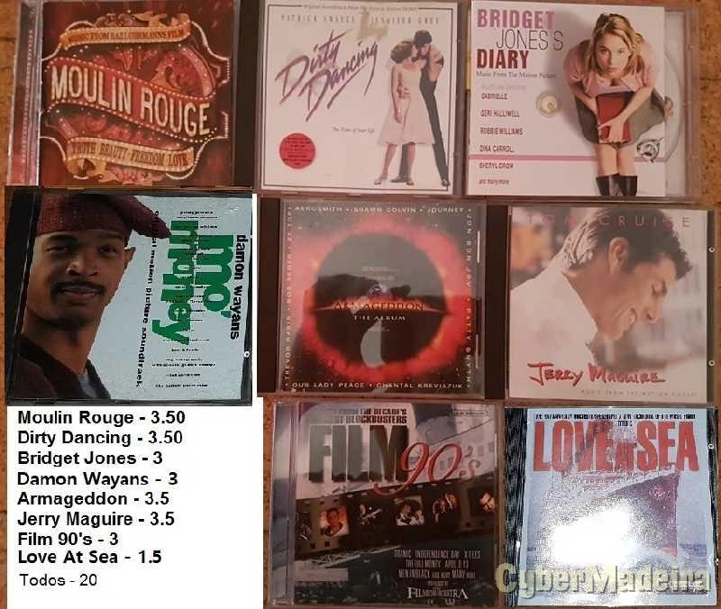 Cds - Albums'Vários'Singles : Pop,Rock,Dance,House,Techno,80's,90
