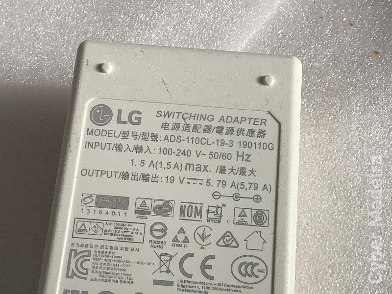 Carregador original LG ADS-110CL-19-3