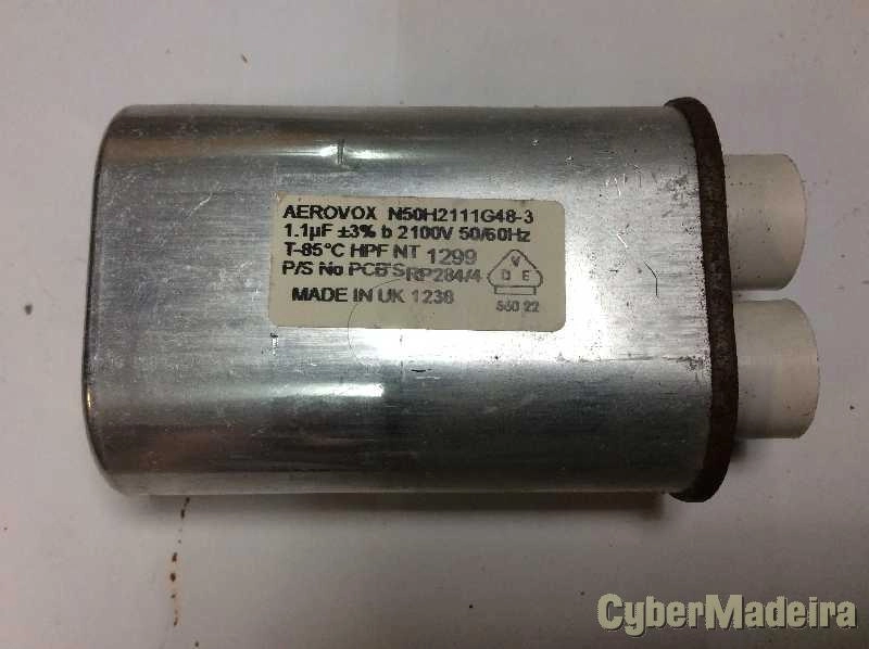 Condensador alta tensão 1.1uF 2100V microondas