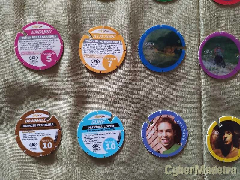 Cromos de vários desportos 