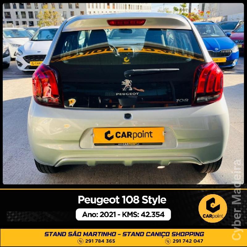 PEUGEOT 108 Style : 1.0cc VTI 72cv Gasolina 