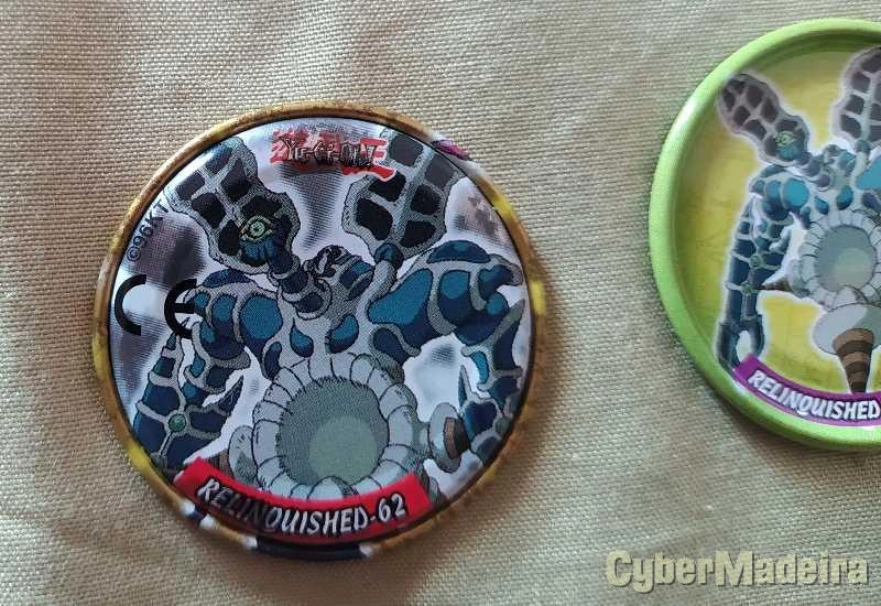 Duel tazos Yu-Gi-Oh e porta chaps 