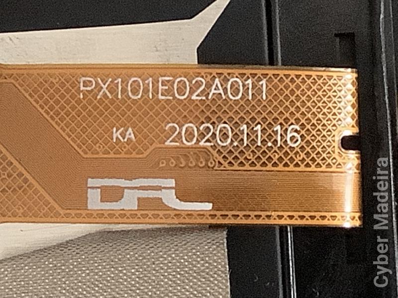 Vidro tátil / touch screen PX101E02A011  Outras