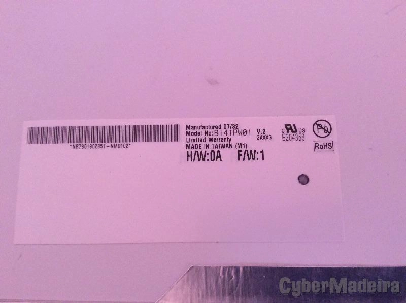 Ecran LCD B141PW01 de 14.1 polegadas