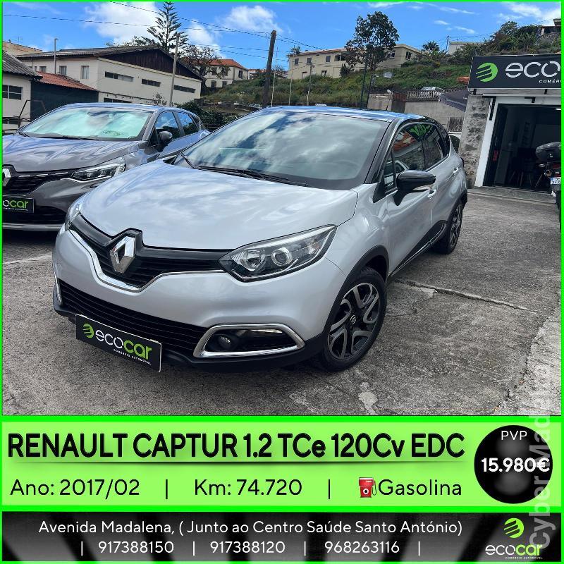 RENAULT CAPTUR 1.2 TCe 120 cv EDC - CAIXA AUTOMÁTICA Gasolina