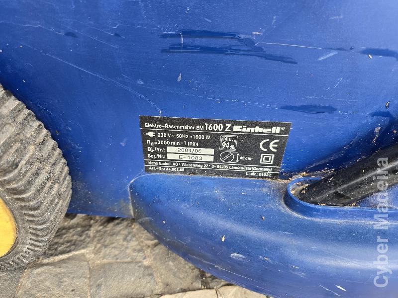 Máquina de cortar relva 1600W elétrica