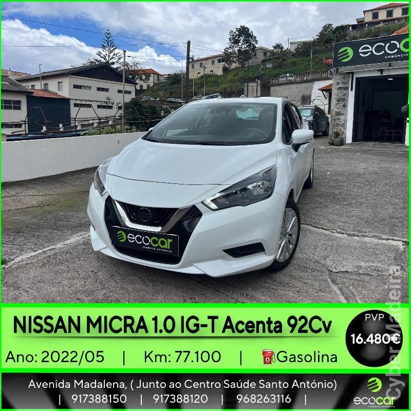 NISSAN MICRA 1.0 IG-T 92 cv Acenta Gasolina