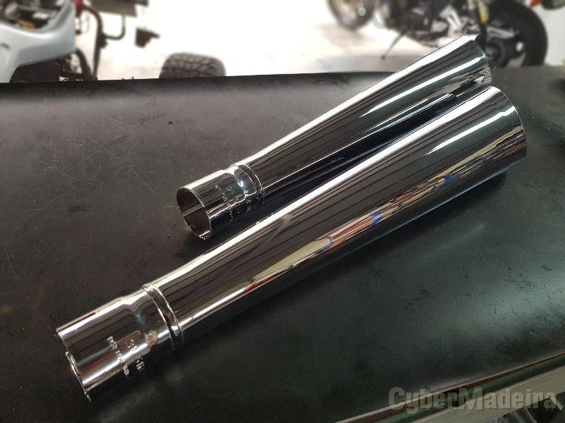 Escapes Cromados Chopper, Custom, Cruiser