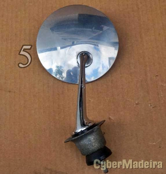 Espelhos retrovisores exteriores cromados clássicos