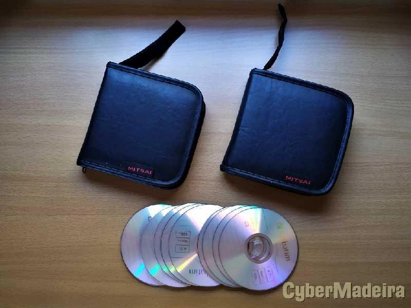 Estojos de proteção para DVD Mitsai + 11 DVD ou CD