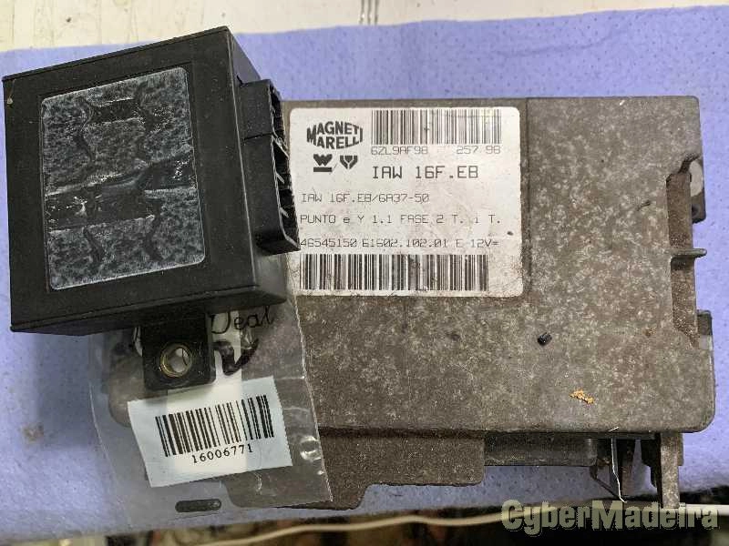 Fiat Centralina + imobilizador + chip Fiat punto 176 IAW16F.EB Gasolina 54