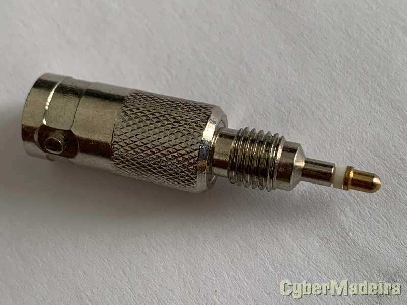 Ficha adaptadora BNC para rádios Motorola GP300 HT750 HT1250 GP68 EX600