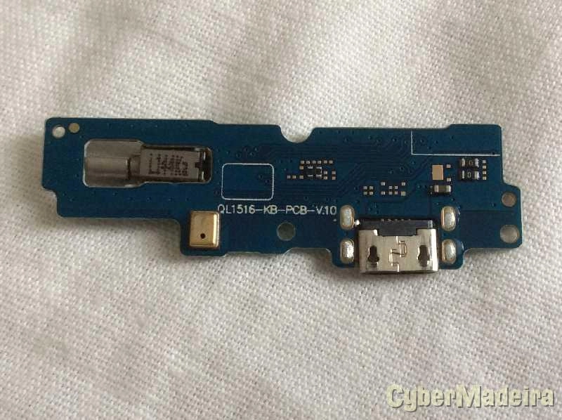 Ficha conector de carga com placa Asus zenfone 4 Max ZC554KL