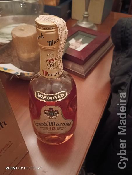 Garrafa de whisky- Grand Macnish (1980’s)- 12 anos 