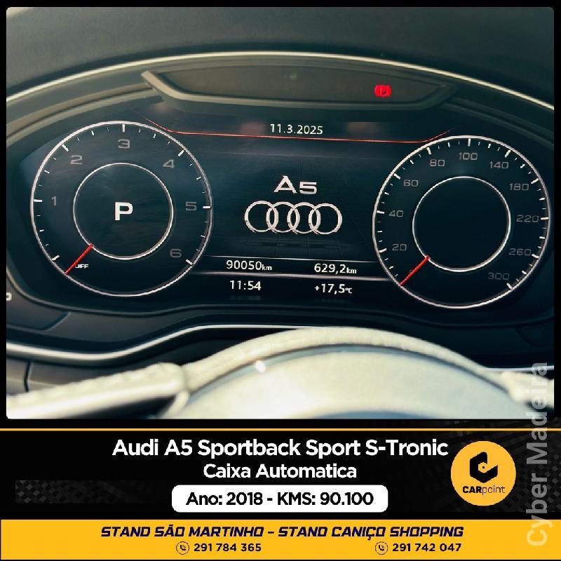 AUDI A5 Sportback Sport S-Tronic : 2.0cc TDi 150cv Gasóleo 
