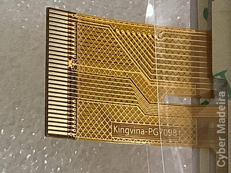 Vidro tátil / touch screen Kingvina-PG7098 Outras