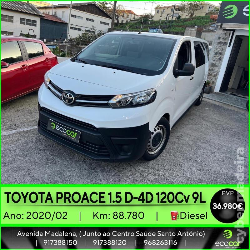 TOYOTA PROACE 1.5 D-4D 120 cv 9 Lugares Gasóleo 