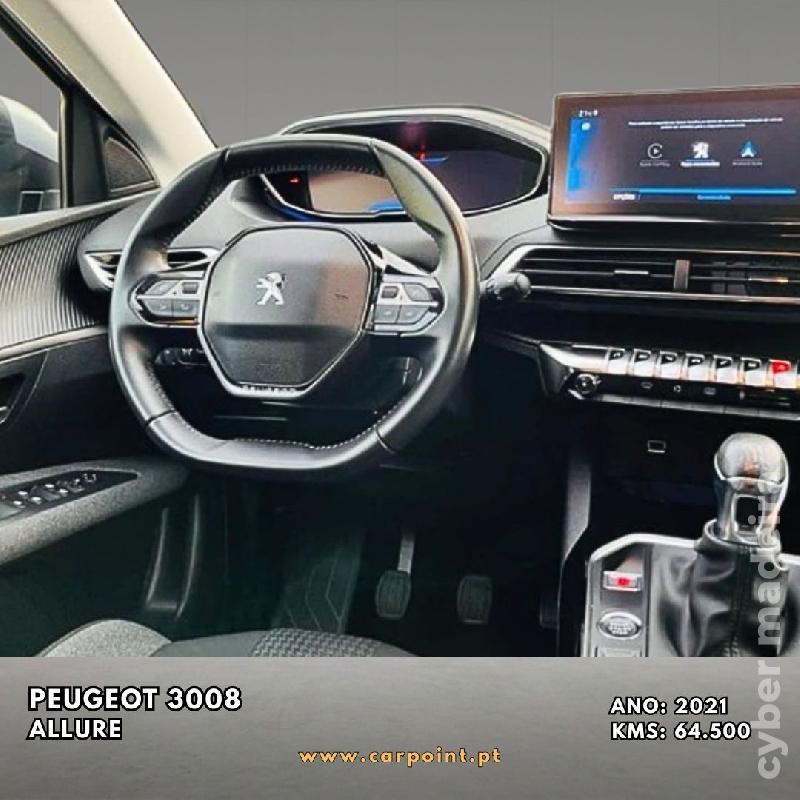 PEUGEOT 3008 Allure : 1.5cc HDi 130cv Gasóleo