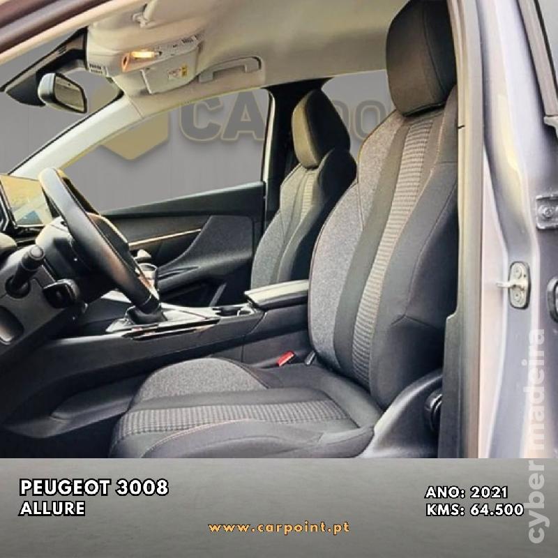 PEUGEOT 3008 Allure : 1.5cc HDi 130cv Gasóleo