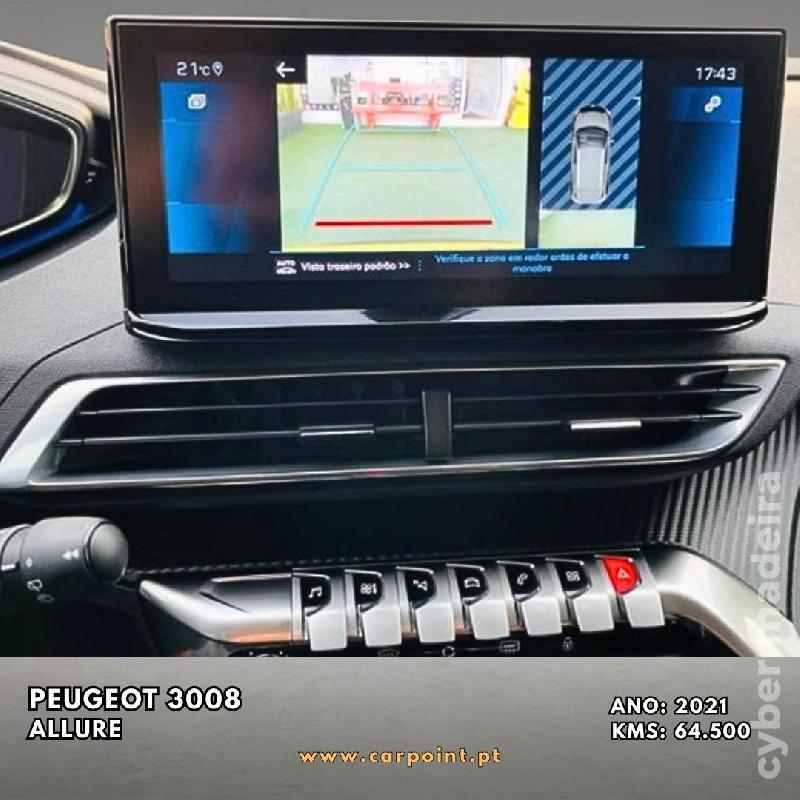 PEUGEOT 3008 Allure : 1.5cc HDi 130cv Gasóleo