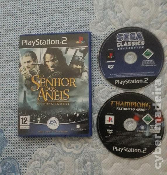 Comando ps2 com 3 jogos  Outros 