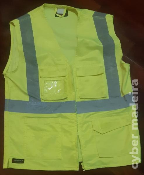 Colete de trabalho reflector 