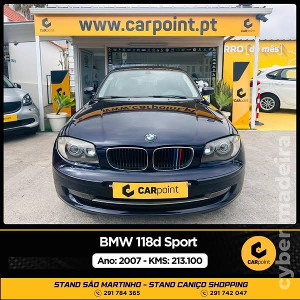 BMW Serie 1 118d Sport 𝑴𝑶𝑻𝑶𝑹: 2.0cc 143cv Gasóleo 