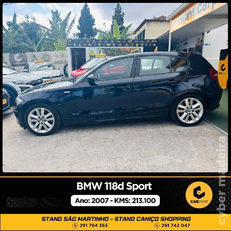 BMW Serie 1 118d Sport 𝑴𝑶𝑻𝑶𝑹: 2.0cc 143cv Gasóleo 