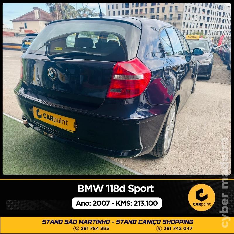 BMW Serie 1 118d Sport 𝑴𝑶𝑻𝑶𝑹: 2.0cc 143cv Gasóleo 