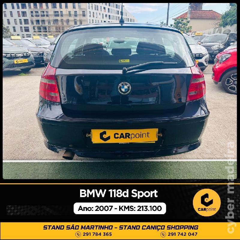 BMW Serie 1 118d Sport 𝑴𝑶𝑻𝑶𝑹: 2.0cc 143cv Gasóleo 