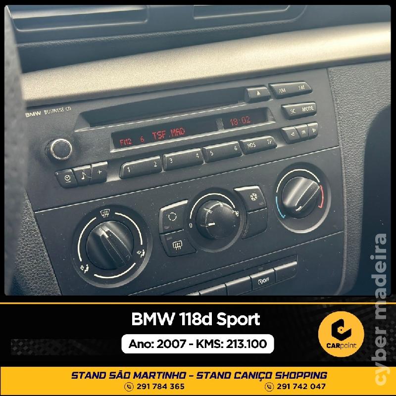 BMW Serie 1 118d Sport 𝑴𝑶𝑻𝑶𝑹: 2.0cc 143cv Gasóleo 