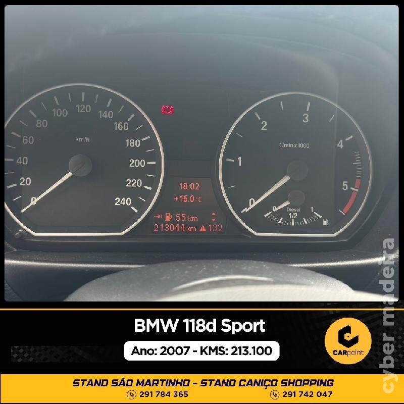 BMW Serie 1 118d Sport 𝑴𝑶𝑻𝑶𝑹: 2.0cc 143cv Gasóleo 