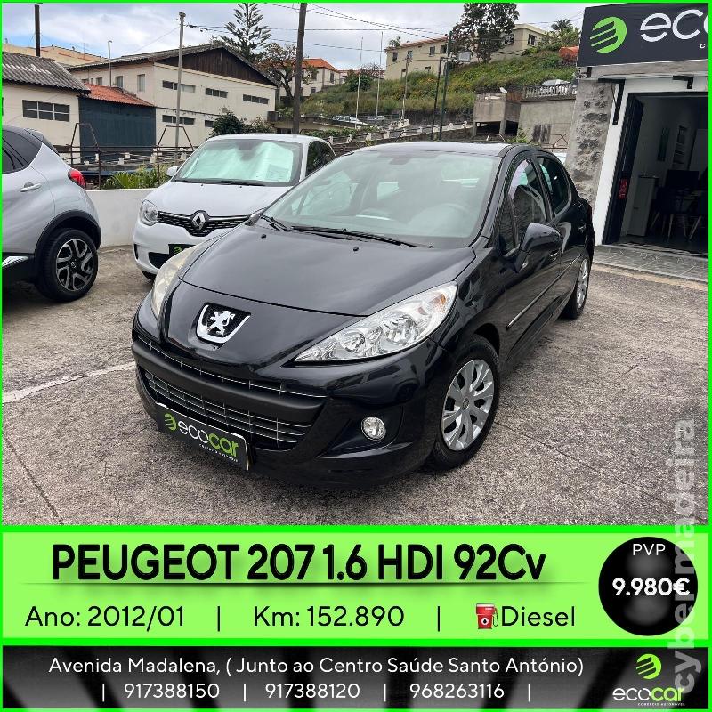 PEUGEOT 207 1.6 HDI 92 cv Gasóleo 
