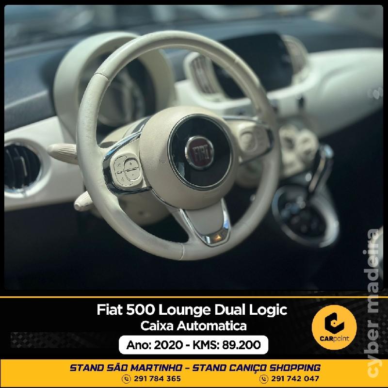 FIAT 500 Lounge Dual Logic 𝑴𝑶𝑻𝑶𝑹: 1.2cc 69cv Gasolina 